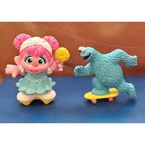 Hasbro Abby Cadabby Cookie Monster Sesame Street Collectible Figures Flaws